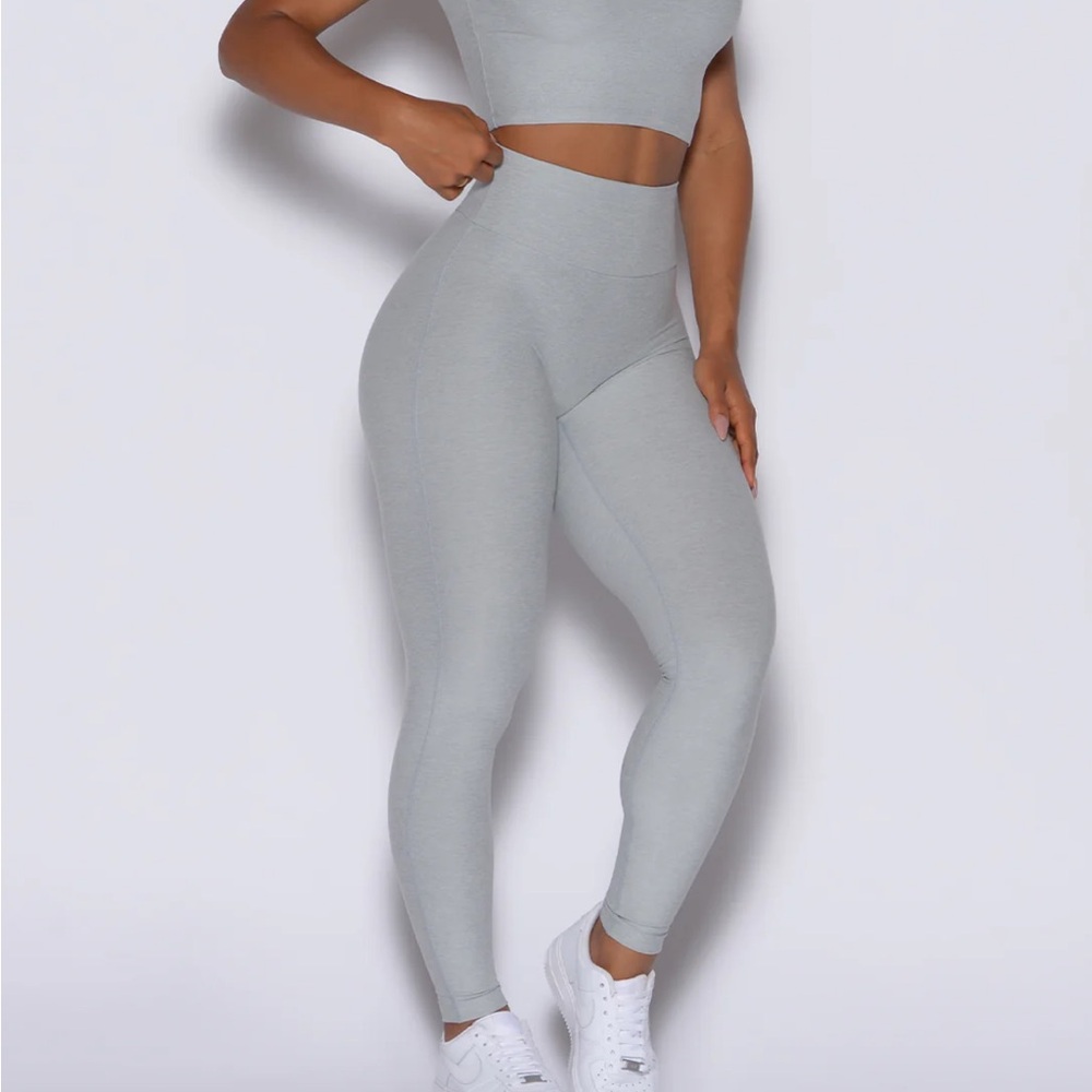 Gray Women's High-Waisted Leggings